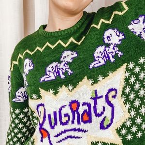 Oversized Rugrats Ugly Christmas Sweater